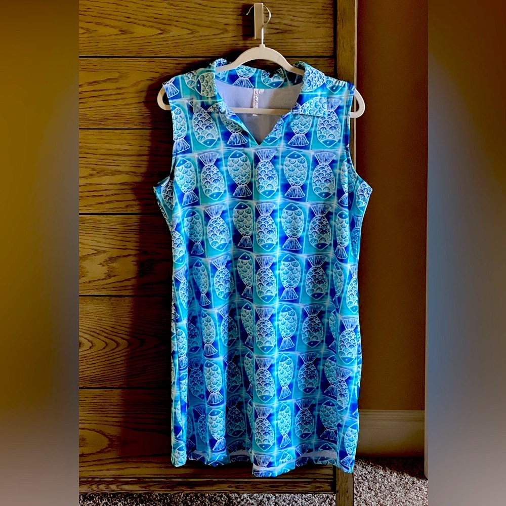 Lulu-B size L cool and stretchy midi dress